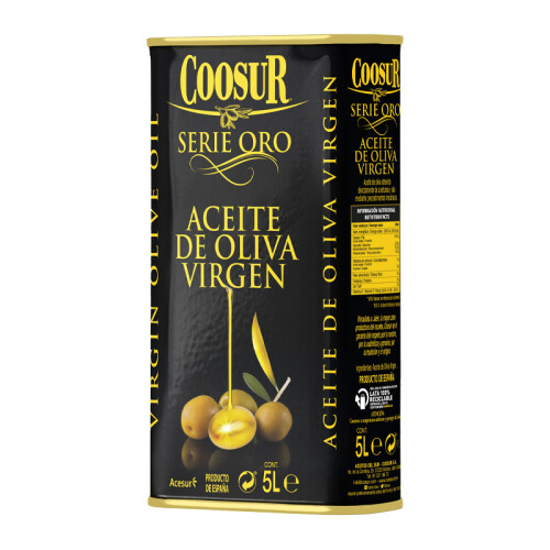Huile d'olive vierge boite 5L serie oro